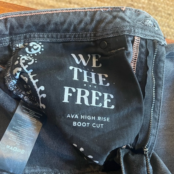 Free People (We the Free) Ava bootcut High Rise Jeans 28x30 - Picture 6 of 10